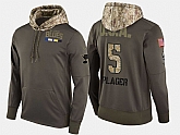 Nike Blues 5 Bob Plager Retired Olive Salute To Service Pullover Hoodie,baseball caps,new era cap wholesale,wholesale hats